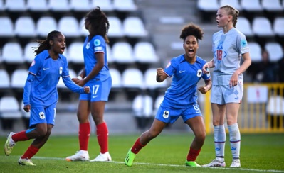 Chloé Neller a marqué juste avant la pause (photo UEFA.com) Chloé Neller a marqué juste avant la pause (photo UEFA.com)