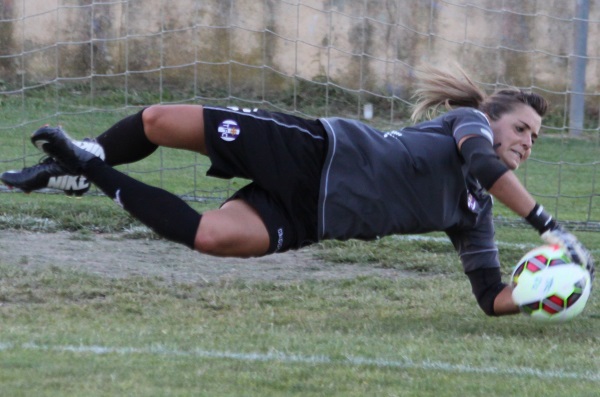 La Toulousaine Solène Chauvet avec l'équipe de France B (photo TFC)