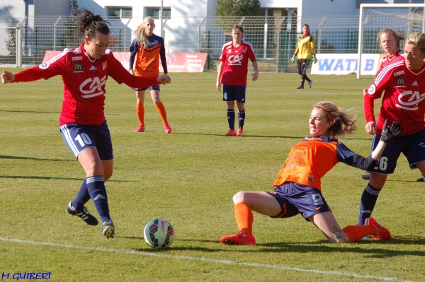 Marie Gosse et Arras ont connu un lourd revers face au Montpellier de Tonazzi (photo Marie Guibert)