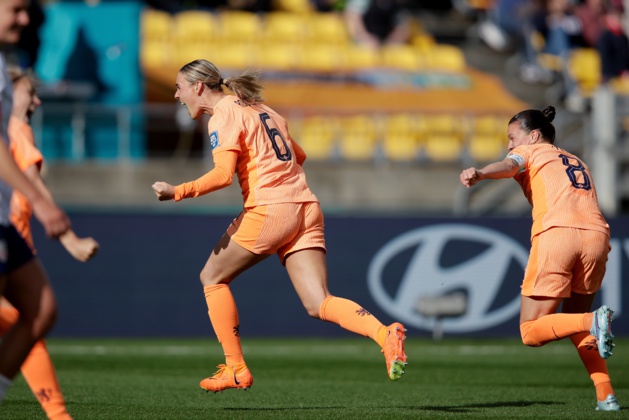 Jill Roord a donné l'avantage aux Néerlandaises (photo KNVB)