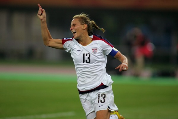 Kristine Lilly détient le record de sélections (photo US Soccer)