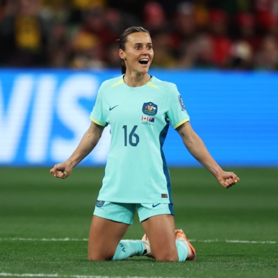 Hayley Raso a inscrit le doublé qui a mené les Matildas en huitième (photo FIFA WWC)