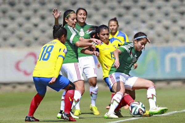 Les Mexicaines se préparent (phofo Femexfut) Les Mexicaines se préparent (phofo Femexfut)