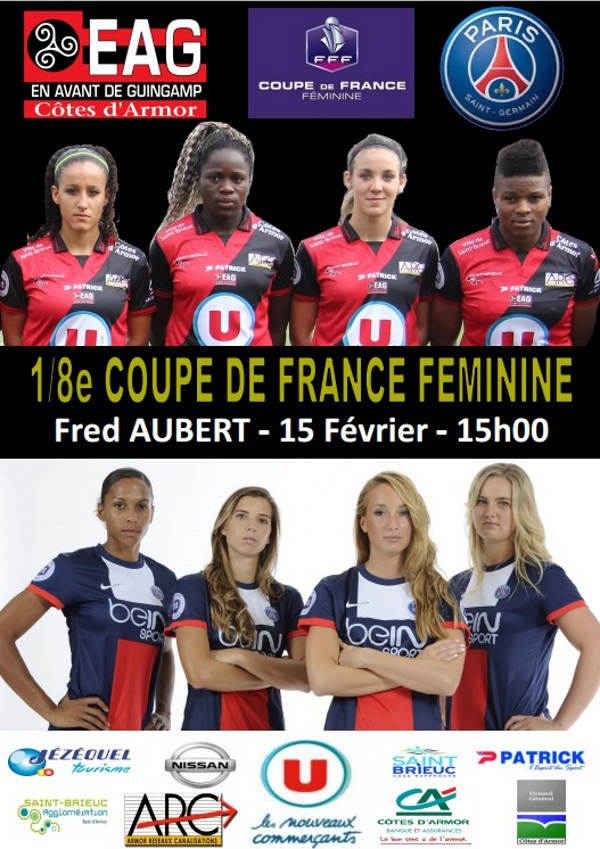 Coupe de France (Huitièmes de finale) - Le programme