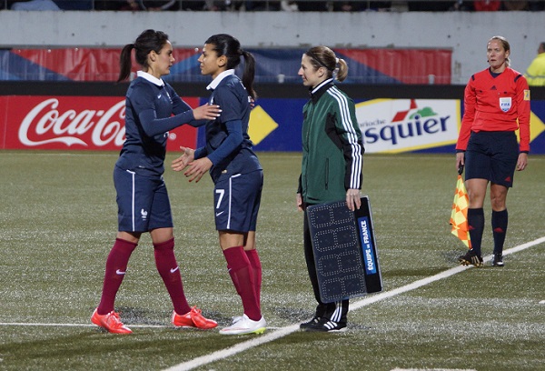 Louisa Necib a dû quitter ses partenaires prématurément (photo S Duret)