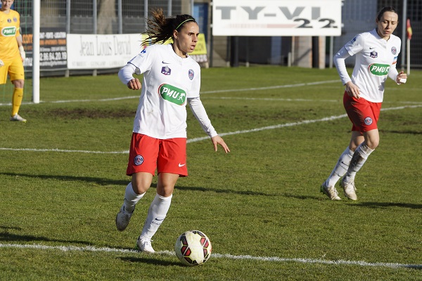 Jessica D'Houara d'Hommeaux compte sur une réaction du PSG pour l'affiche face à Lyon (photo S Duret)