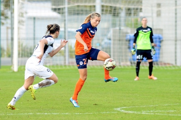 Linda Sembrant et Montpellier à la lutte avec Guingamp se rendent en Bretagne dimanche (photo MHSC)