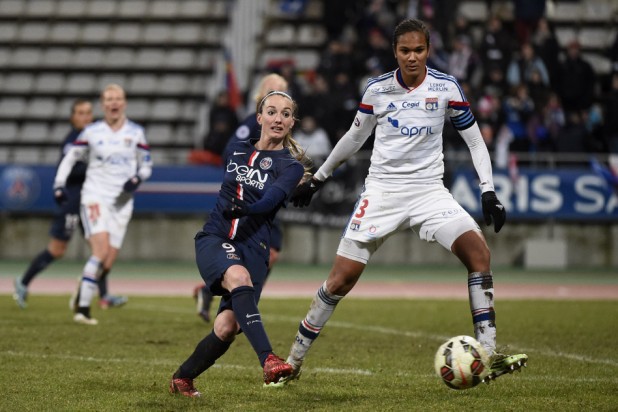 Kosovare Asllani et le PSG s'inclinent lourdement devant l'OL de Wendie Renard (photo PSG.fr)