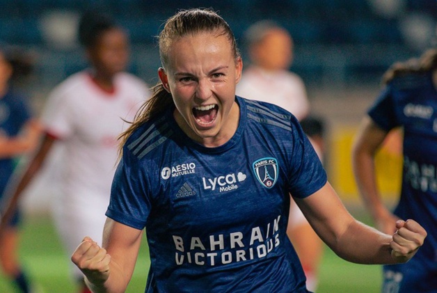 La joie de Julie Dufour (photo Paris FC) La joie de Julie Dufour (photo Paris FC)