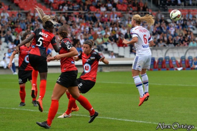 En championnat, Guingamp s'était déplacé à Gerland privé d'une partie de ses internationales U20 tout juste rentrées du Canada