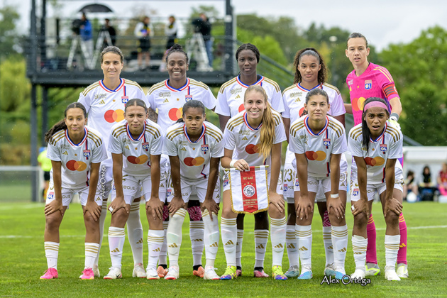 Les Lyonnaises lors de leur préparation (photo Alex Ortega)