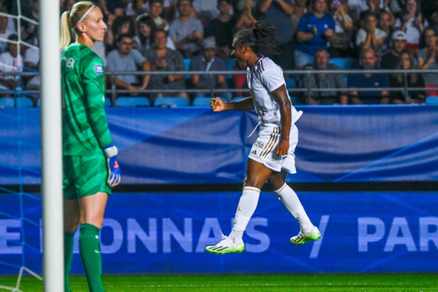 Melchie Dumornay a frappé d'entrée avec l'OL (photo OL) Melchie Dumornay a frappé d'entrée avec l'OL (photo OL)