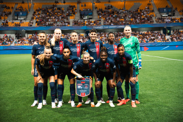 L'équipe alignée dimanche dernier contre l'OL (photo PSG)