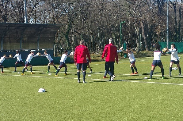 Le premier entraînement à Umag (photo Sylvain Jamet)