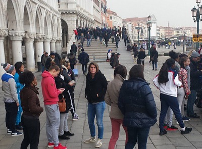 Passage par Venise avant de rallier la Croatie (photo Sylvain Jamet)