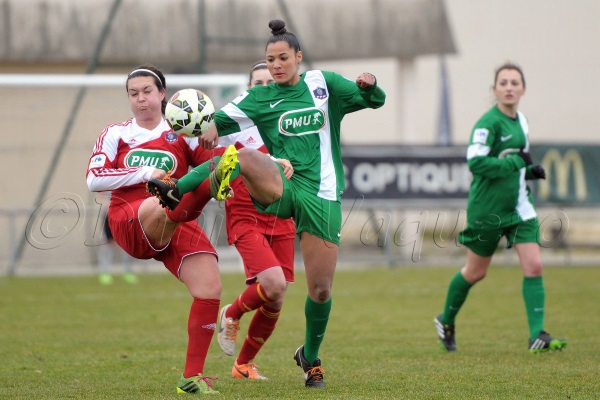 Nicholette Di Giacomo lors du dernier match contre Blanquefort (photo Daniel Vaquero)