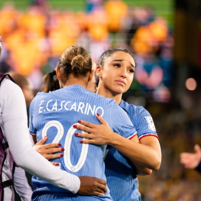 La déception de Sakina Karchaoui après l'élimination face à l'Australie (photo FFF) La déception de Sakina Karchaoui après l'élimination face à l'Australie (photo FFF)