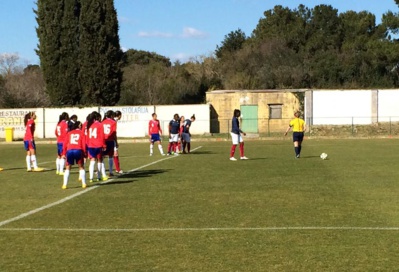Le penalty tiré par Makanza (photo FFF) Le penalty tiré par Makanza (photo FFF)