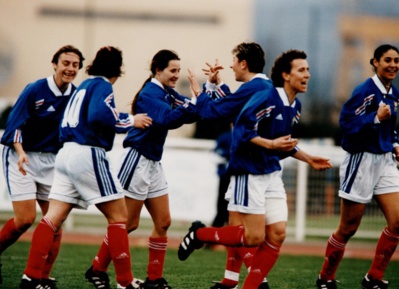 Sandrine Soubeyrand en 1999, à gauche (photo archive)