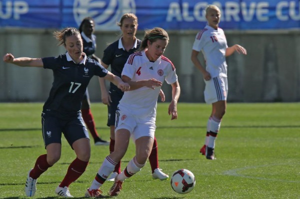 Gaëtane Thiney n'avait plus marqué depuis le match contre la Finlande en septembre dernier (Photo : Antonio Mesa/FFF)