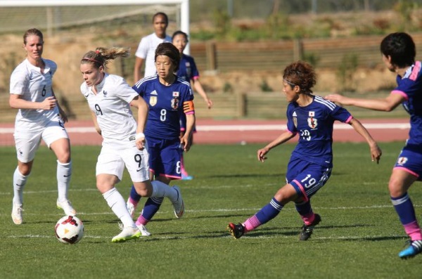 Eugénie Le Sommer et l'équipe de France peuvent remporter leur première Algarve Cup (Photo FFF)