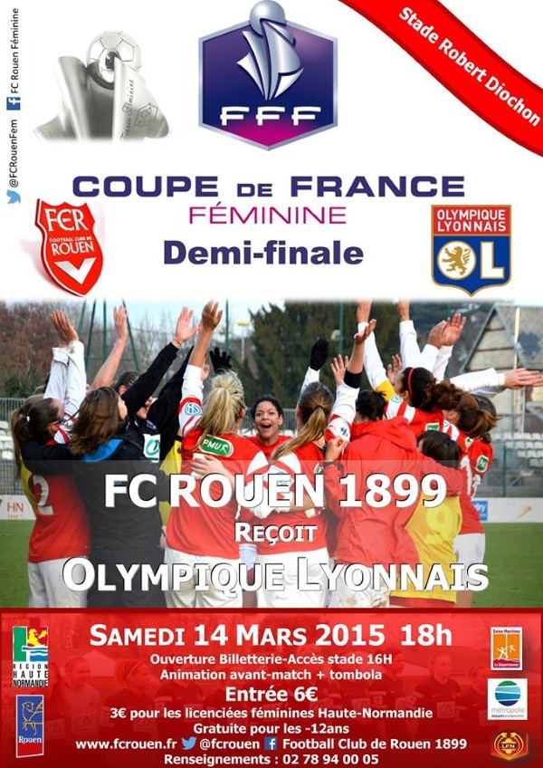 Coupe de France - Sarah NAHIM (Rouen) : « Si on peut faire douter l’Olympique Lyonnais, on ne va pas s’en priver »