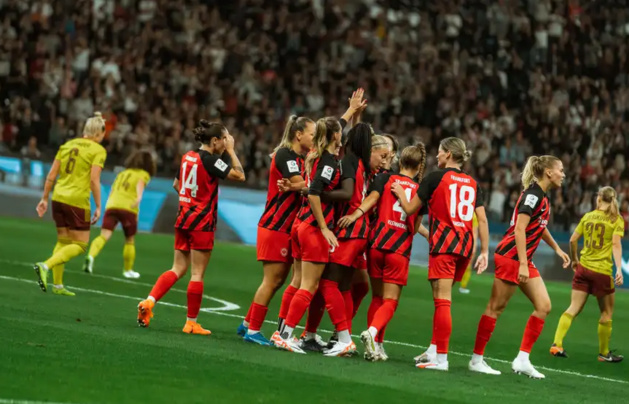Eintracht Frankfurt s'est imposé 5-0 devant 5 500 spectateurs (photo Eintracht) Eintracht Frankfurt s'est imposé 5-0 devant 5 500 spectateurs (photo Eintracht)