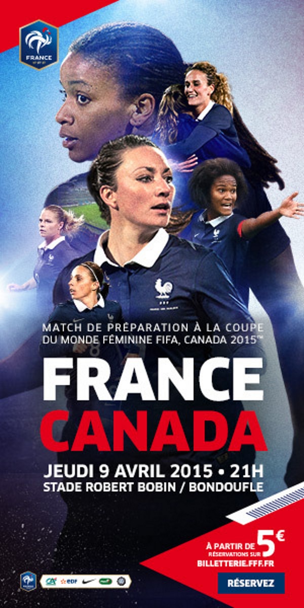 Bleues - FRANCE - CANADA le 9 avril à Bondoufle, réservez vos billets