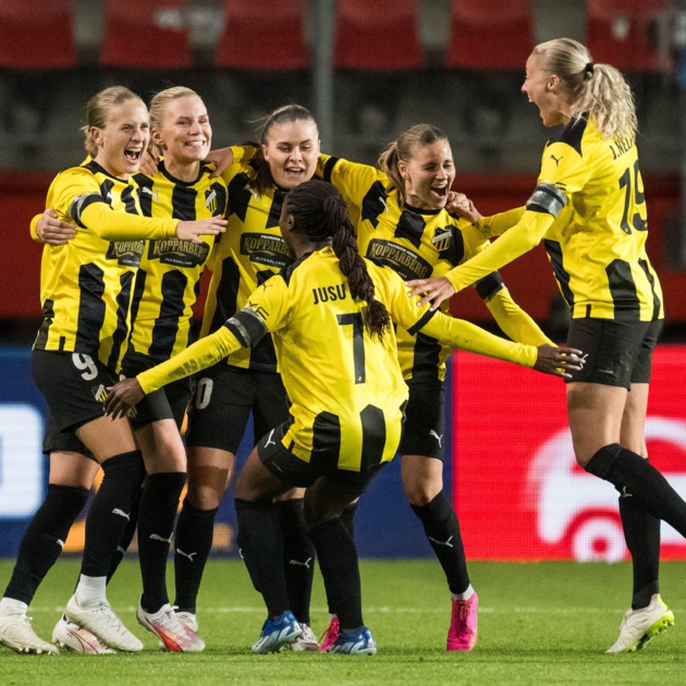 Les Suédoises de Häcken remportent le duel le plus indécis au final (photo BK Häcken) Les Suédoises de Häcken remportent le duel le plus indécis au final (photo BK Häcken)