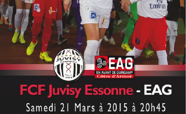 D1 - JUVISY - GUINGAMP : 1-2 (TERMINE)