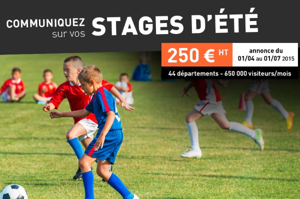 Offre clubs - Mettez vos STAGES D’ÉTÉ en lumière