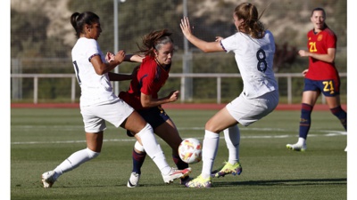 La France s'est imposée en Espagne avec un doublé de Benyahia (phot RFEF) La France s'est imposée en Espagne avec un doublé de Benyahia (phot RFEF)