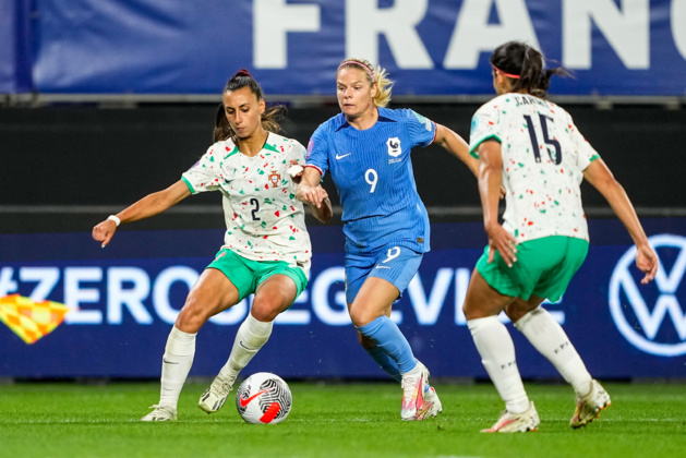 Eugénie Le Sommer prête à nouveau faire trembler les filets ? (photo FFF) Eugénie Le Sommer prête à nouveau faire trembler les filets ? (photo FFF)