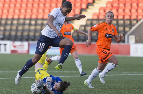 Delie tentera de marquer lors du match retour (photo Eric Baledent/LMP)