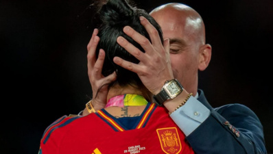 Le geste de Luis Rubiales face à Jennifer Hermoso sanctionné (photo DR) Le geste de Luis Rubiales face à Jennifer Hermoso sanctionné (photo DR)