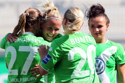 Wolfsburg s'est imposé 10-0 ce mercredi face à Herforder (photo VfL) Wolfsburg s'est imposé 10-0 ce mercredi face à Herforder (photo VfL)