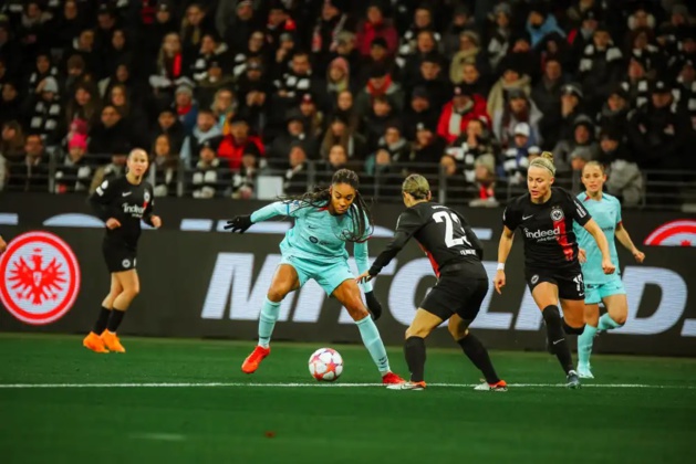 Salma Paralluelo a signé un doublé (photo Eintracht) Salma Paralluelo a signé un doublé (photo Eintracht)