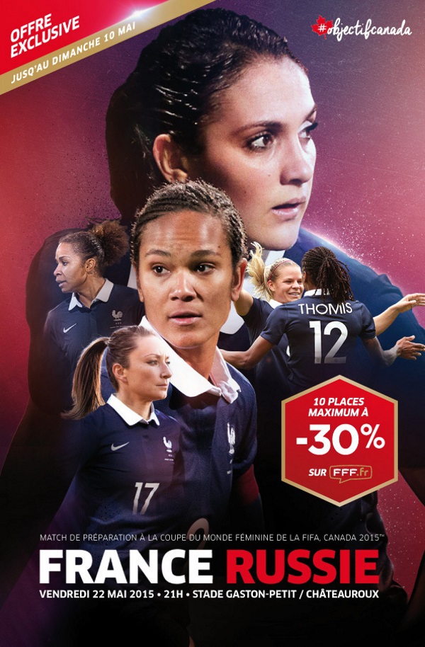 Bleues - FRANCE - RUSSIE - vendredi 22 mai 2015 : la billetterie ouverte