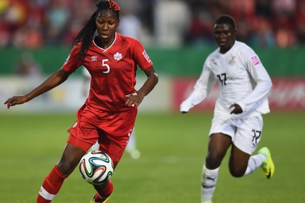 La défenseure canadienne Kadeisha Buchanan intéresse l'OL (photo Canadasoccer)