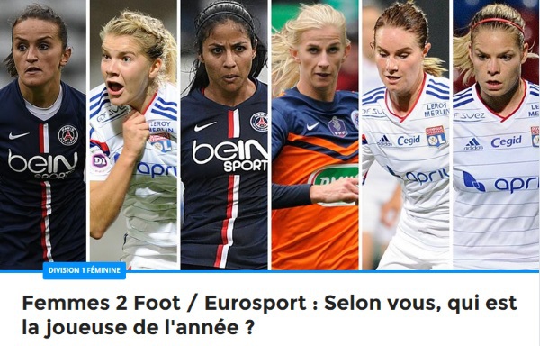 D1 - Femmes 2 Foot propose d'élire la meilleure joueuse de la saison