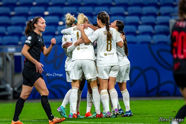 Les Lyonnaises continuent leur série de victoires (photo Alex Ortega) Les Lyonnaises continuent leur série de victoires (photo Alex Ortega)