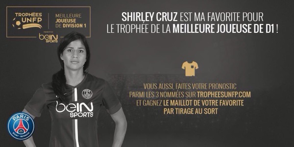 Trophée UNFP - Shirley CRUZ, Eugénie LE SOMMER et Lotta SCHELIN nommées