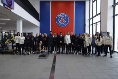 Les féminines du PSG s'installent désormais à Poissy (photo PSG) Les féminines du PSG s'installent désormais à Poissy (photo PSG)