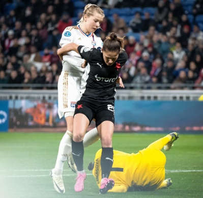 Ada Hegerberg n'a pas marqué (photo Slavia) Ada Hegerberg n'a pas marqué (photo Slavia)
