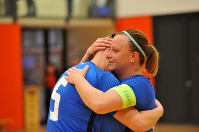 Sergeja Kos, capitaine, fêtait sa dernière sélection (photo NZS) Sergeja Kos, capitaine, fêtait sa dernière sélection (photo NZS)