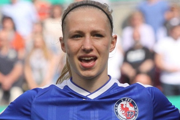 Pauline Bremer, première Allemande à l'OL (photo TP)