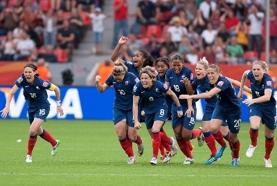 Les tirs au but ont souri aux Bleues (photo : Eric Baledent) Les tirs au but ont souri aux Bleues (photo : Eric Baledent)