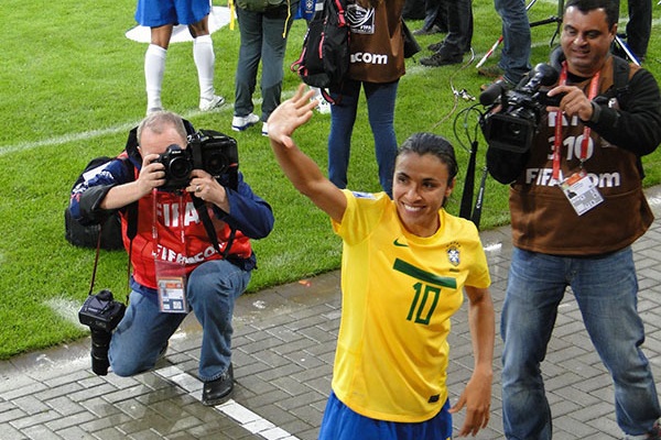Déjà en 2011, Marta était l'une des joueuses à surveiller.