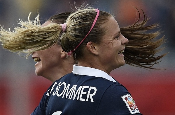 Eugénie Le Sommer a débloqué la situation (photo FIFA) Eugénie Le Sommer a débloqué la situation (photo FIFA)