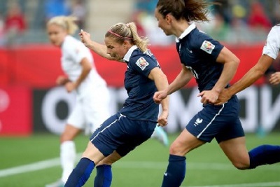 La frappe d'Eugénie fait la différence (photo FIFA) La frappe d'Eugénie fait la différence (photo FIFA)